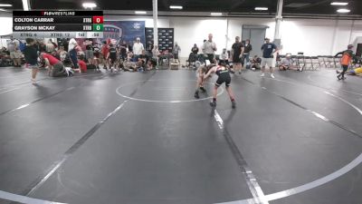 52 lbs Round 2 (6 Team) - Colton Carrar, Xtreme Team Grey vs Grayson McKay, Xtreme Team Black