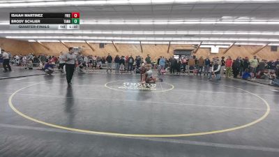 145 lbs Quarterfinal - Isaiah Martinez, Freeland vs Brody Schlier, Tamaqua