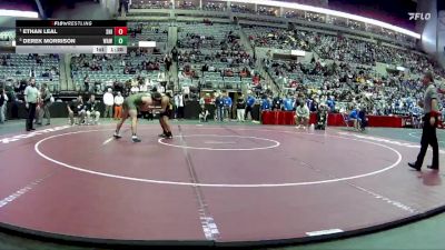 215 lbs Quarterfinal - Ethan Leal, Fort Wayne Snider vs Derek Morrison, Wawasee