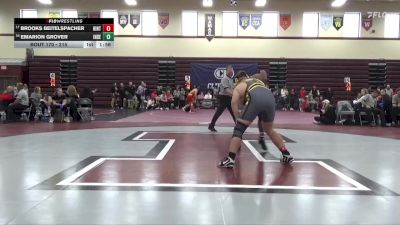 215 lbs Round 1 - Emarion Grover, Independence vs Brooks Beitelspacher, Hinton