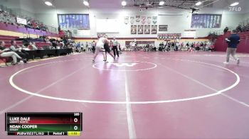285 lbs Champ. Round 1 - Luke Dale, LIBERTY NORTH vs Noah Cooper, STALEY