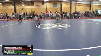 141 lbs Quarterfinal - Blake Runion, Corban University vs Mathhew Hernandez, UN Clackamas Community College