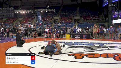 190 lbs Semis - David Calkins, CA vs Elijah Brown, PA