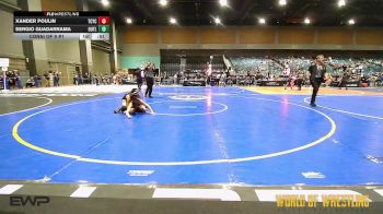 101 lbs Consi Of 8 #1 - Xander Poulin, Tuscon Cyclones vs Sergio Guadarrama, Outlaws Wrestling Club