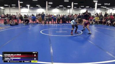 125 lbs Round 3 (8 Team) - Ethan De La Cruz, New Jersey vs Taina Fernandez, Maryland