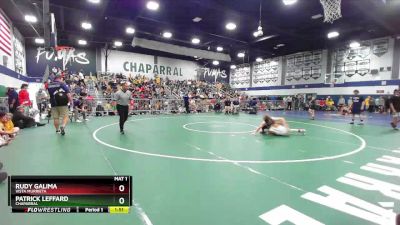 113 lbs 1st Place Match - Patrick Leffard, Chaparral vs Rudy Galima, Vista Murrieta