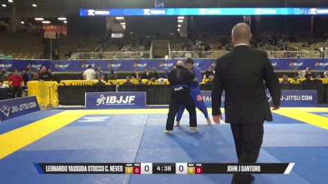 John J Santoro vs Leonardo Yassuda Stocco C. Neves 2026 Pan Jiu Jitsu IBJJF Championship