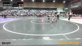 90 lbs Quarterfinal - Lizette Sauceda, Rose City Alliance vs Berina Hunter, Red Star Wrestling Academy