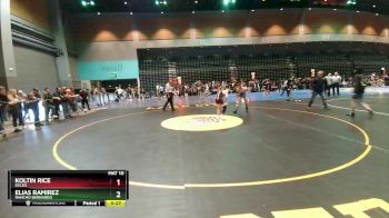 120 lbs Cons. Round 2 - Koltin Rice, Kelso vs Elias Ramirez, Rancho Bernardo