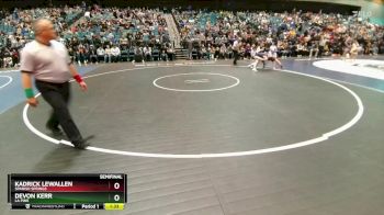 144 lbs Semifinal - Devon Kerr, La Pine vs Kadrick Lewallen, Spanish Springs