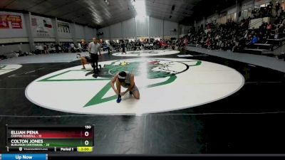 150 lbs Quarters & 1st Wb (16 Team) - Colton Jones, Burleson Centennial vs Elijah Pena, Canyon Randall