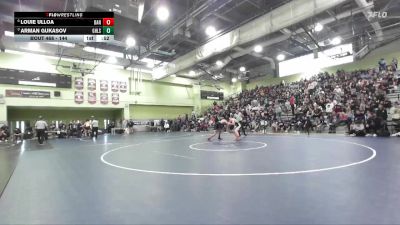 144 lbs 3rd Place Match - Louie Ulloa, BANNING vs Arman Gukasov, GRANADA HILLS