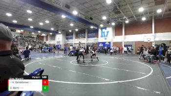 106 lbs Cons. Round 2 - Kamari Baldelomar, San Dimas vs Grant Bartz, Edison (Huntington Beach)