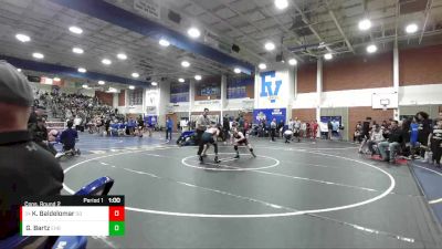 106 lbs Cons. Round 2 - Kamari Baldelomar, San Dimas vs Grant Bartz, Edison (Huntington Beach)