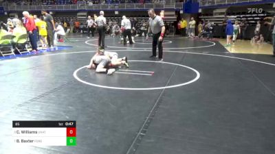 85 lbs Semifinal - Cooper Williams, Unattached vs Bronsyn Baxter, Forest Hills