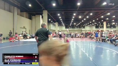 62 lbs Round 2 - Ellie Stambaugh, Piedmont Wrestling Club vs Charlotte Robbins, Bison Takedown