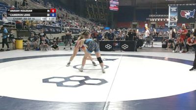 125 lbs Champ. Rd Of 16 - Anaiah Kolesar, Pennsylvania vs Cameron Leng, Ohio