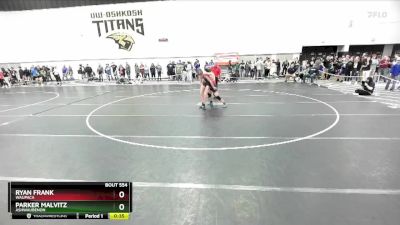 132 lbs Cons. Round 2 - Ryan Frank, Waupaca vs Parker Malvitz, Ashwaubenon