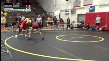 174 lbs Cons. Round 1 - Jesus Pena, Imperial Valley College vs Emmanuel Sanchez, Victor Valley College