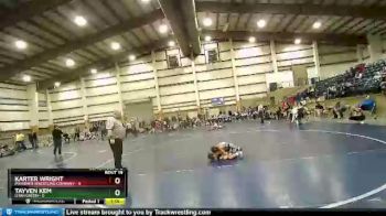 54 lbs Semis & Wb (16 Team) - Karter Wright, Punisher Wrestling Company vs Tayven Kem, Utah Green