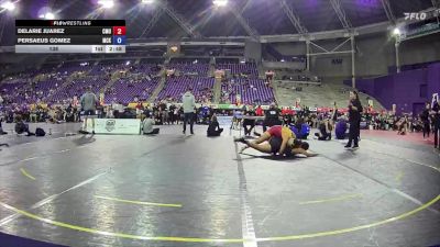 138 lbs Quarters & 1st Wb (16 Team) - Delarie Juarez, Colorado Mesa University vs Persaeus Gomez, McKendree University