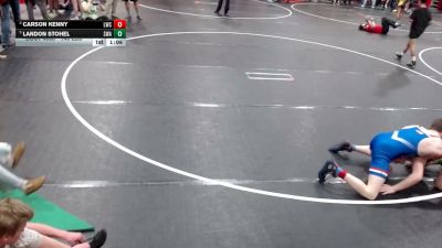 140 lbs 1st Place Match - Landon Stohel, Sublime Wrestling Academy vs Carson Kenny, Lakeland Wrestling Club