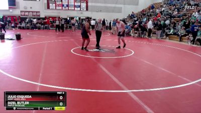 215 lbs Cons. Round 3 - Dizel Butler, Maple River/USC vs Julio Esqueda, Saint James Area