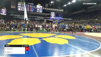 132 lbs Cons 64 #1 - Christian Colman, Pennsylvania vs Rocco Visci, Minnesota