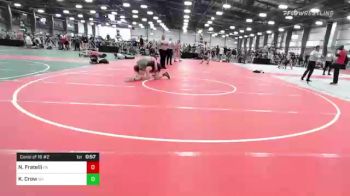 138 lbs Consi Of 16 #2 - Nieco Fratelli, PA vs Kelten Crow, WY