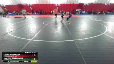 137-137 A Round 3 - Jayce McNamara, WCAABE Knights vs Dalton Gerberding, Olympia