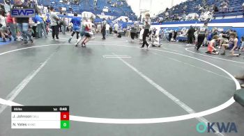 85 lbs Consi Of 4 - Jaxon Johnson, Carl Albert vs Noah Yates, Newcastle Youth Wrestling