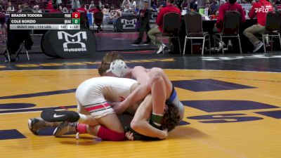 114 lbs Preliminaries - Braden Todora, Parkland vs Cole Borzio, Quakertown