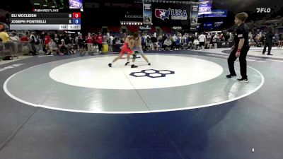 150 lbs Cons. Rd Of 64 - Eli McCleish, IA vs Joseph Pontrelli, IL