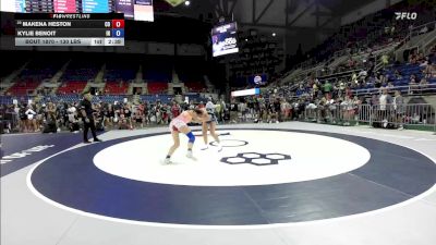 130 lbs Cons. Rd Of 64 - Makena Heston, CO vs Kylie Benoit, IN
