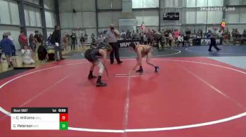 109 lbs Consi Of 8 #1 - Cecilia Williams, Williams Wrestling Club vs Cooper Peterson, Bea