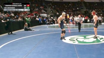 5A 165 lbs Champ. Round 1 - Johnathon Valenzuela-Chaires, Centennial vs Leo Anchondo, Santa Fe