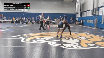 125 lbs Round Of 32 - Amari Lewis, Wesleyan vs Johan Aguilar, Johnson & Wales