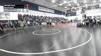 132 lbs Cons. Round 3 - Matthew Salas, Los Alamitos vs Dallas Rojas, Villa Park