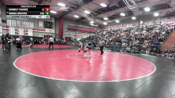 100 lbs Champ. Round 2 - Kenna Brooks, Centennial vs Suheily Chavez, Citrus Valley