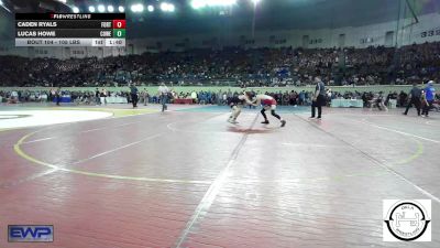 105 lbs Round Of 16 - Caden Ryals, Fort Gibson Youth Wrestling vs Lucas Howe, Coweta