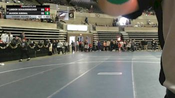 133 Championship Bracket Champ. Round 1 - Jaxson Jubinal, Park vs Landon Schaudenecker, Byron