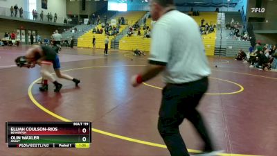 126 lbs Cons. Round 1 - Olin Waxler, Grant vs Elijah Coulson-Rios, Beaverton