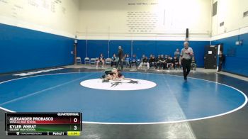 112 lbs Quarterfinal - ALEXANDER PROBASCO, Wasilla High School vs Kyler Wheat, Colony High School