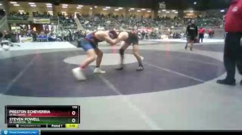 170 lbs Finals (8 Team) - Preston Echeverria, 5A Hillsboro vs Steven Powell, 5A Silverton