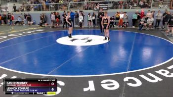 106 lbs Cons. Round 2 - Cash Mahoney, Mid Valley Wrestling Club vs Lennox Konrad, Juneau Youth Wrestling Club Inc.