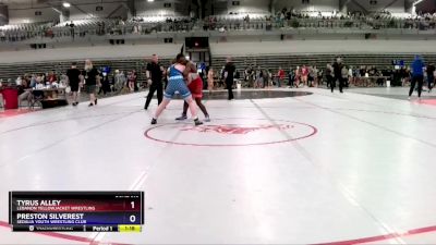 187 lbs Round 1 - Tyrus Alley, Lebanon Yellowjacket Wrestling vs Preston Silverest, Sedalia Youth Wrestling Club