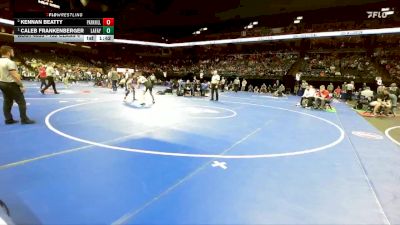 132 Class 4 lbs Champ. Round 1 - Caleb Frankenberger, Lafayette (Wildwood) vs Kennan Beatty, Park Hill