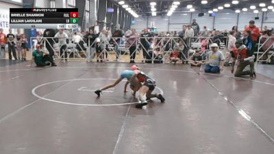 65 lbs Round 1 (9am Saturday) - Lillian Lakhlani, Lady Rangers vs Brielle Shannon, Florida Elite