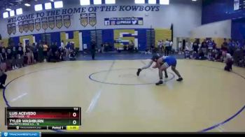 113 lbs Semifinals (8 Team) - Tyler Washburn, Palmetto Ridge H.S. vs Luis Acevedo, South Dade