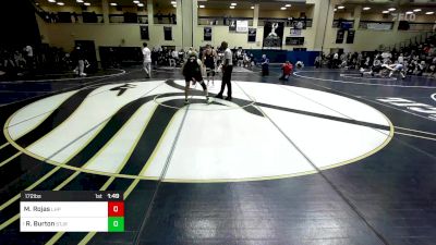 172 lbs Round Of 16 - Miguel Rojas, Lake Highland Prep vs Ryan Burton, St. Joseph Regional